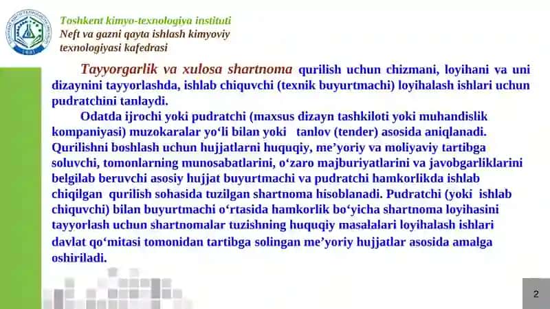 Qurilishni turlari va xarakteri 3