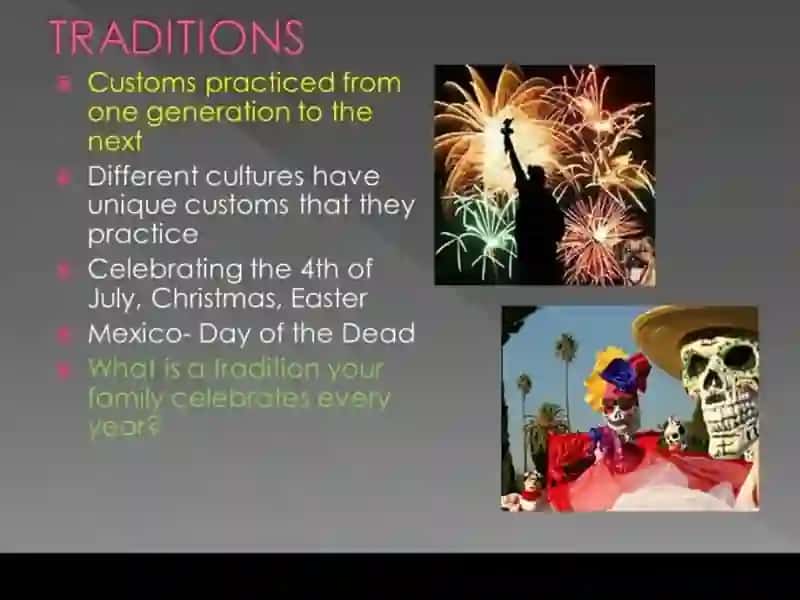 Traditions and modern life 3