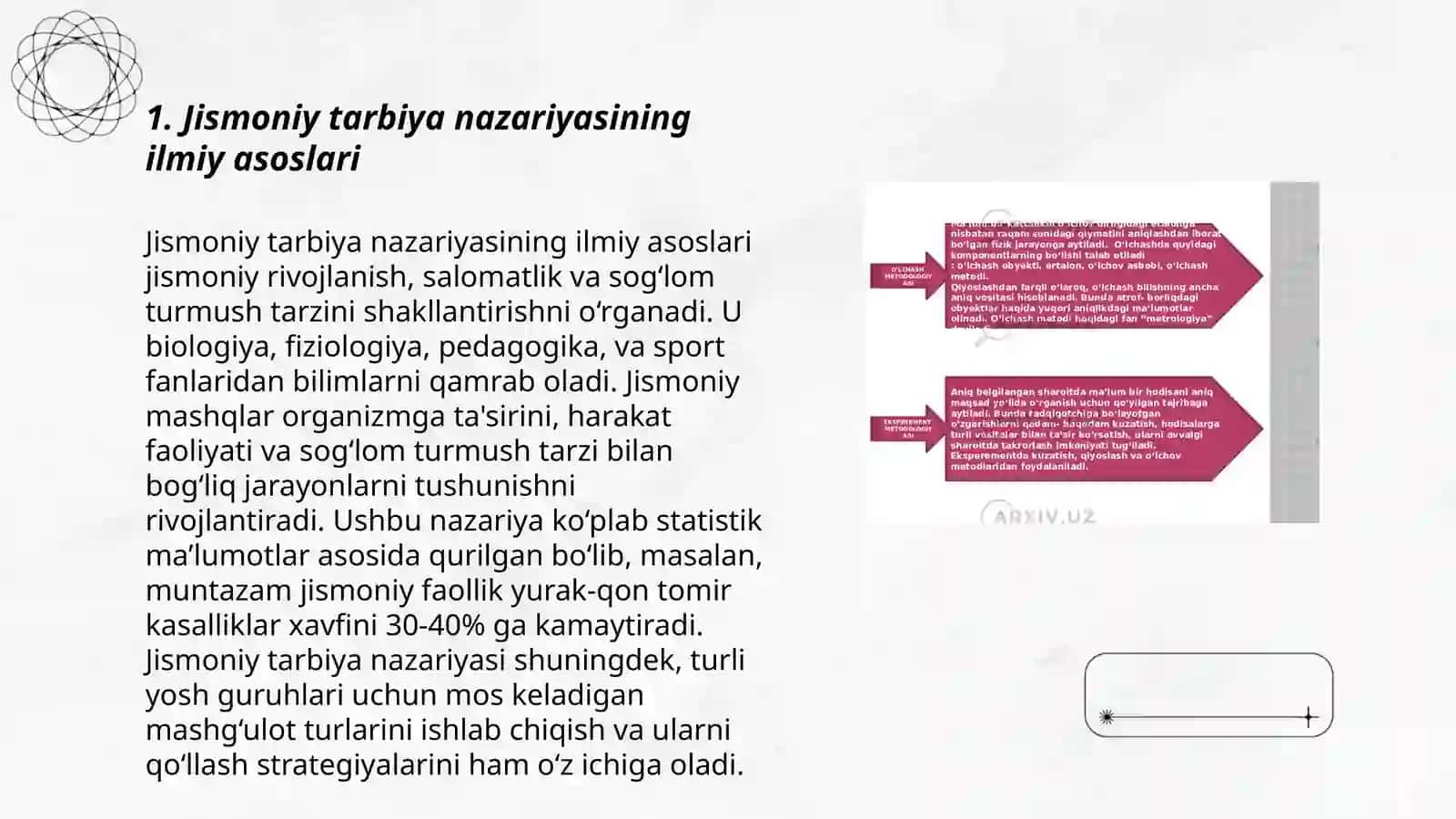Jismoniy tarbiya nazariyasining ilmiy tadqiqot metodlari 3