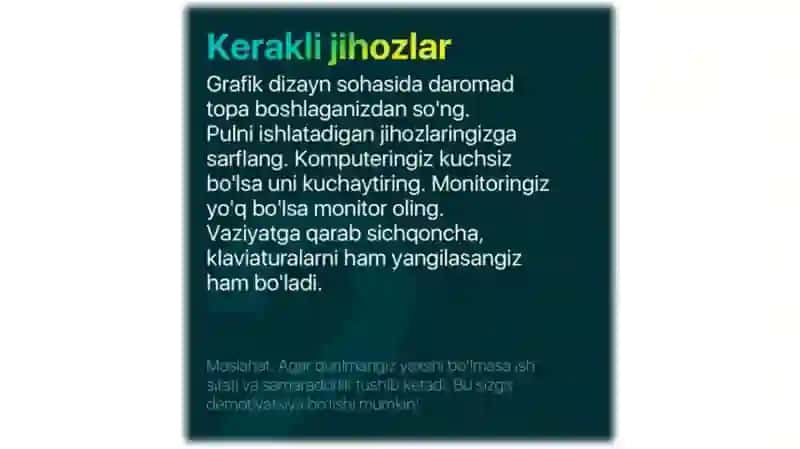 GRAFIK DIZAYNERLAR UCHUN 3