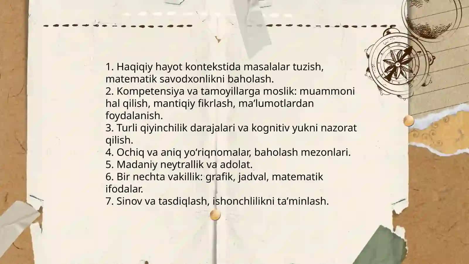PISAGA doir topshiriqlarni tuzish 3