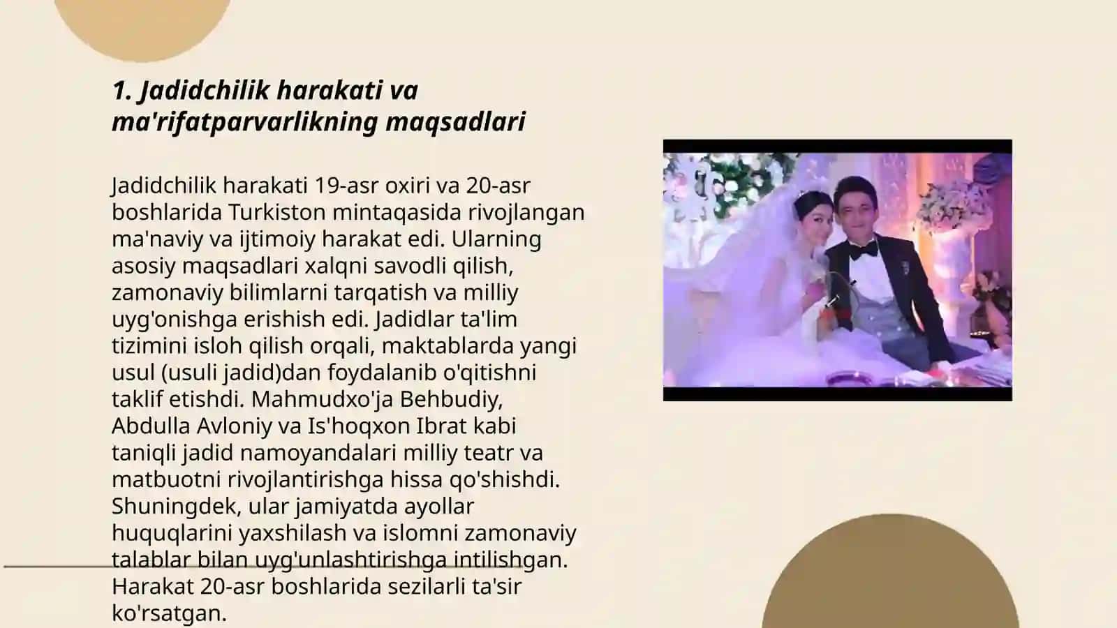 jadid marifatparvarlarining o'lka ijtimoiy-ma'naviy hayotida tutgan o'rni 3