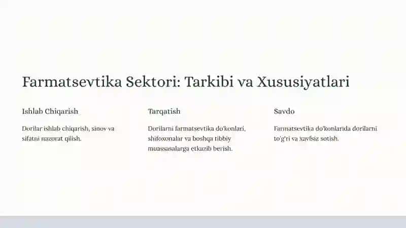Farmatsevtika Tashkilotlari Iqtisodiyotidagi Roli 3