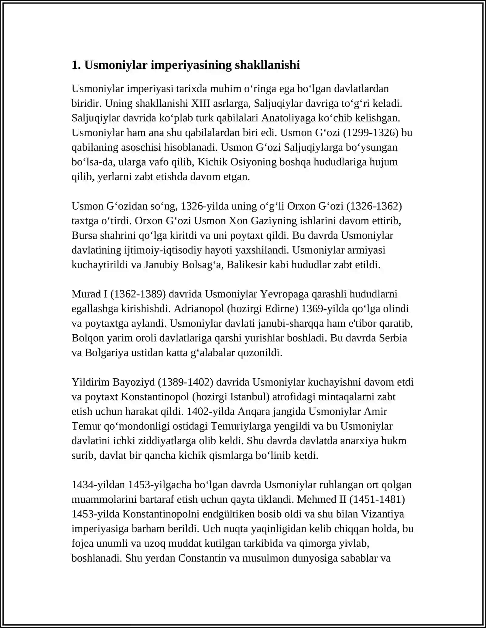 BOLQON XALQLARI USMONIYLAR IMPERIYASI HUKMRONLIGI OSTIDA 3