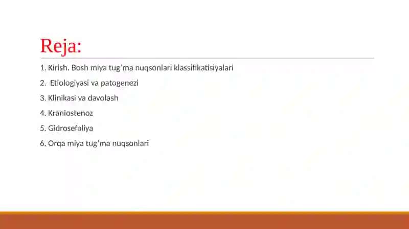 BOSH MIYA VA ORQA MIYANING TUG’MA RIVOJLANISH NUQSONLARI 3