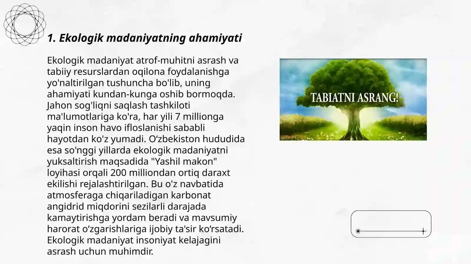 Ekologik madaniyat-bugun va kelajak 3