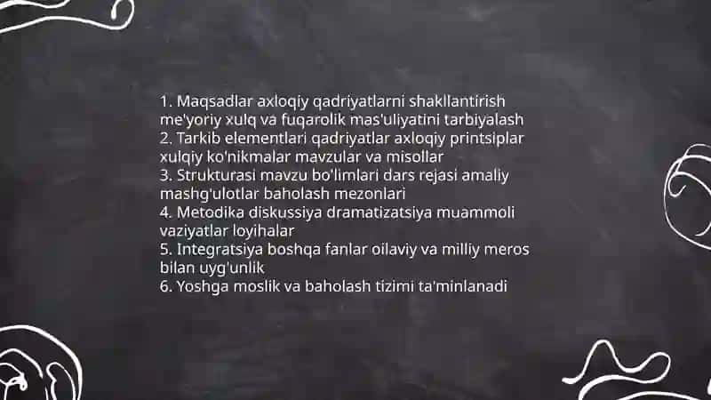 Tarbiya fani darsliklari mazmunini tahlil qilish 3