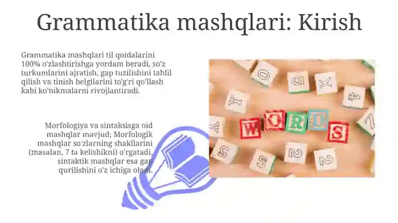 Grammatika mashqlari 3