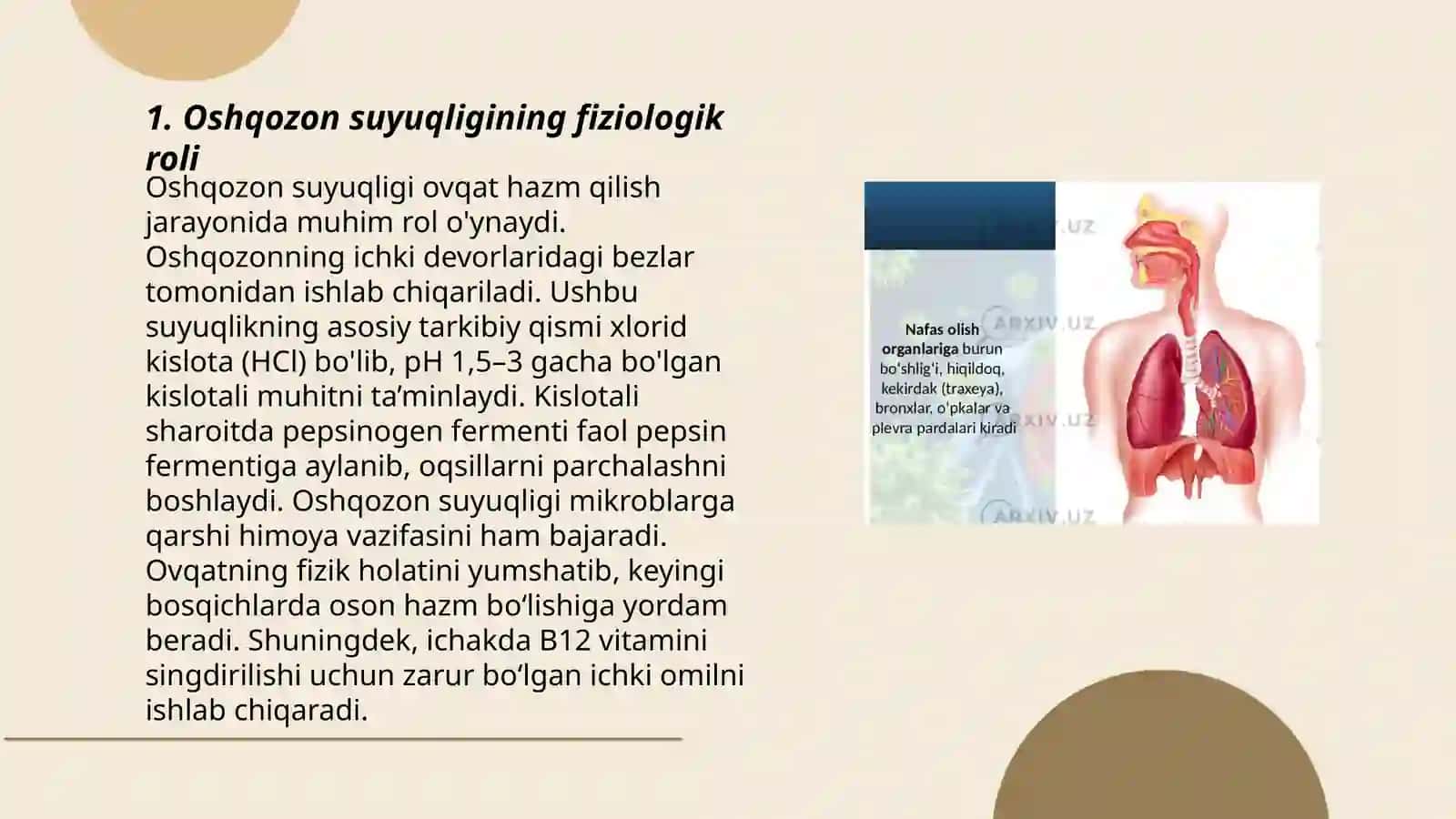 Oshqozon suyuqligi tashhisining klinik ahamiyati 3