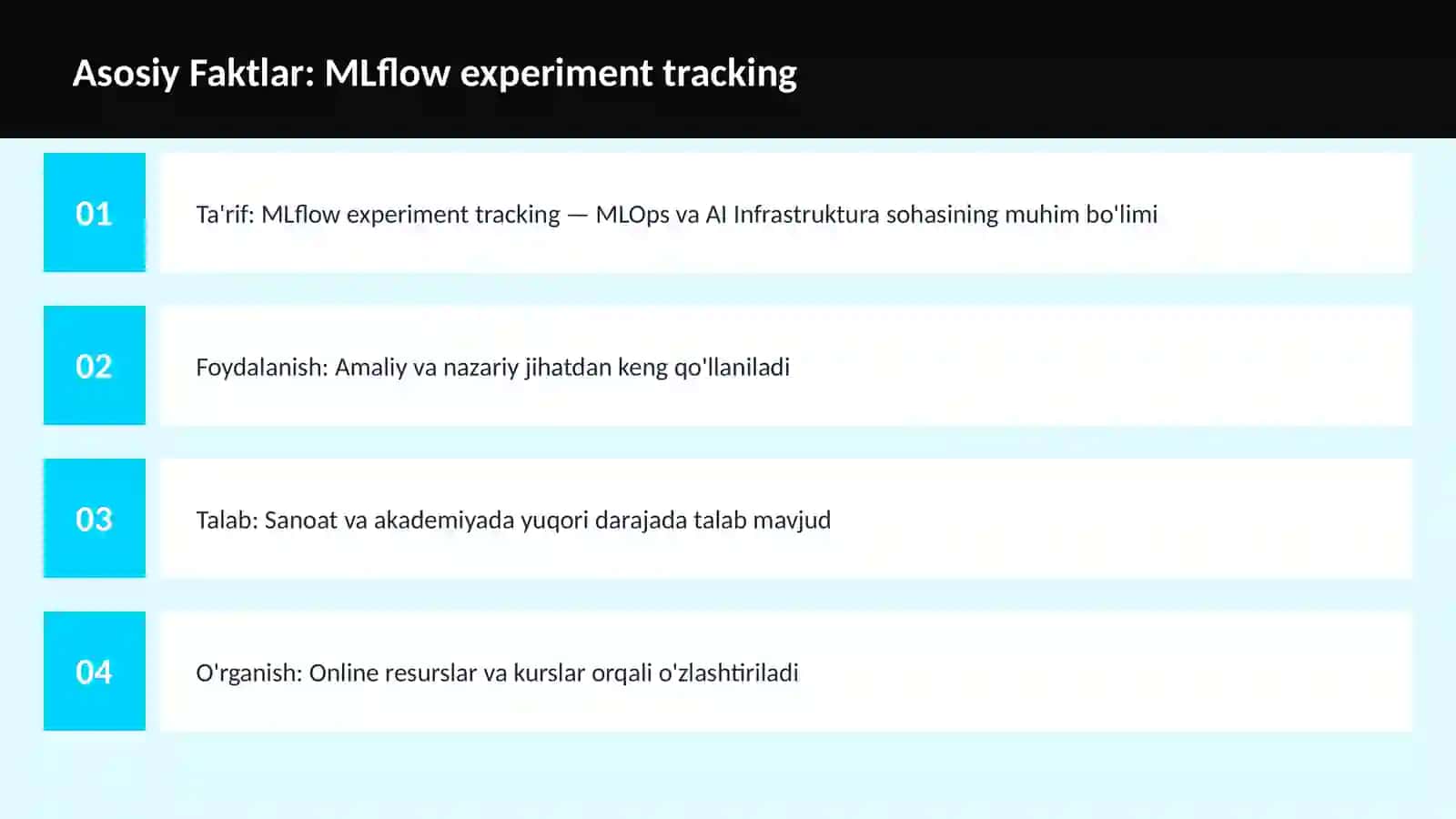 MLops va AI infrashtruktura 3