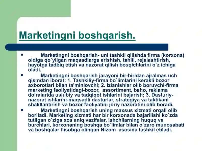 Marketingtuchunchasivauningtamoyillari 3