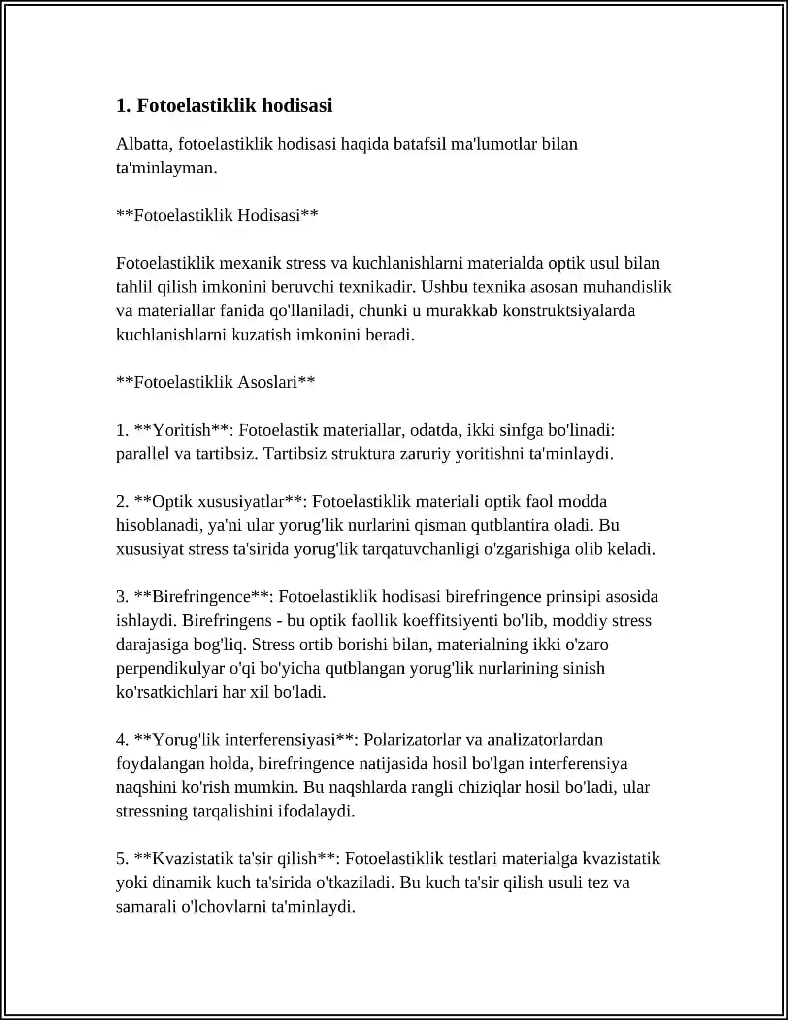 FOTOELLASTIK, ELEKTROOPTIK VA MAGNITOOPTIK HODISALAR 3