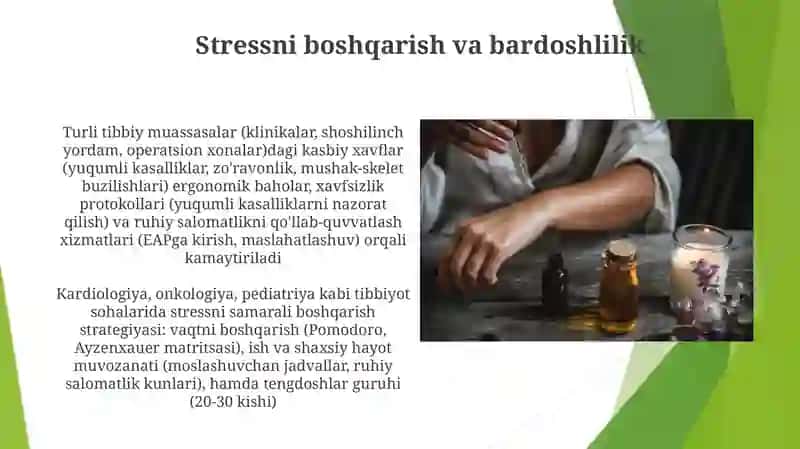 Stressni boshqarish va bardoshlilik 3