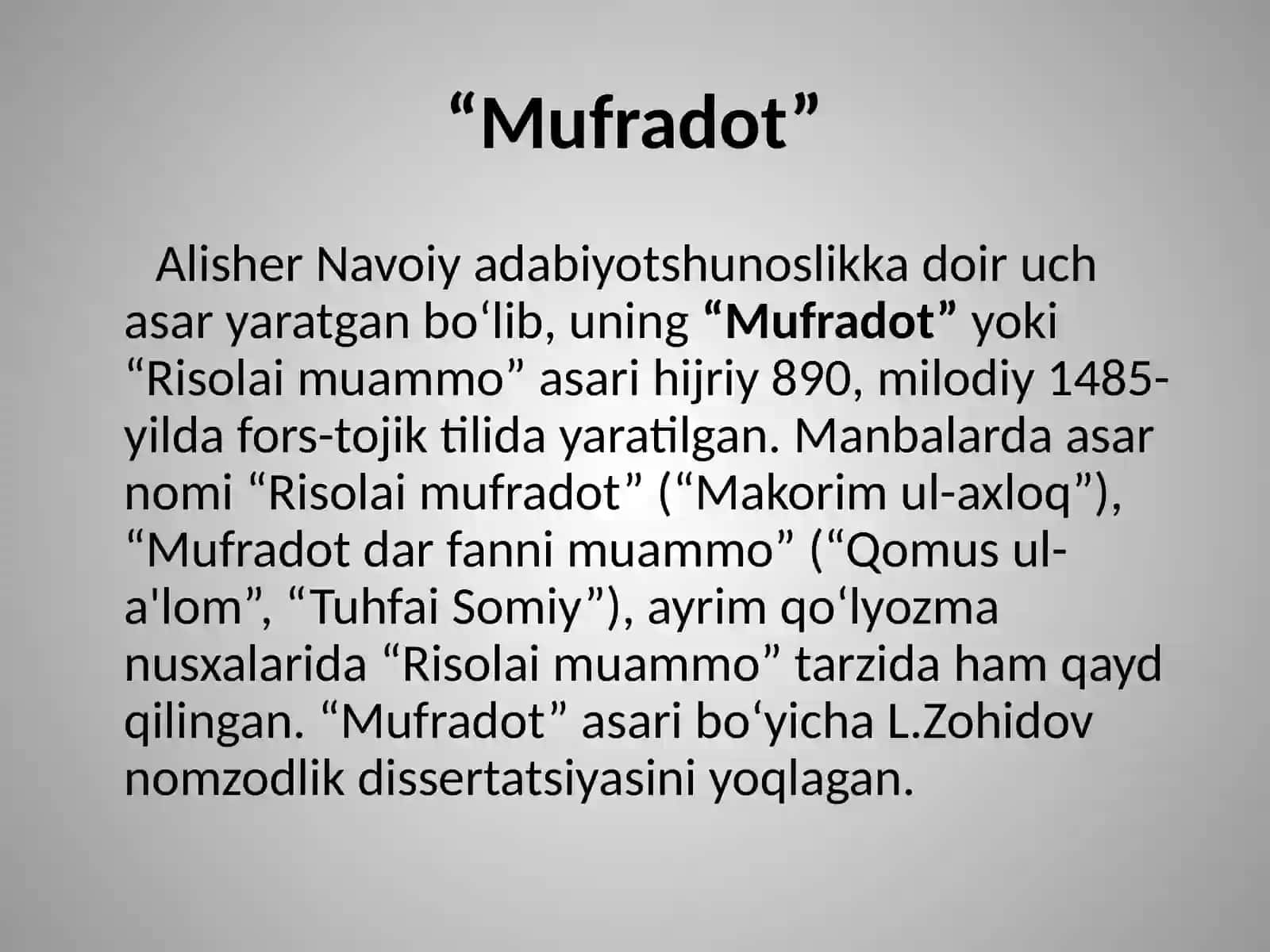 NAVOIYNING ILMIY MEROSI 3