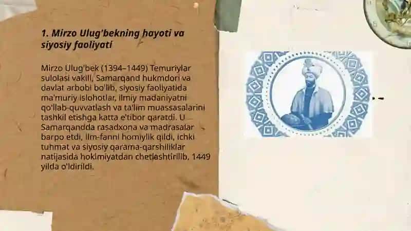 Mirzo Ulug'bekning hayoti va siyosiy faoliyati 3