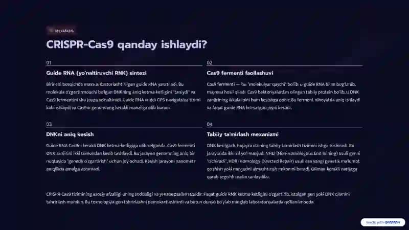 CRISPR Texnologiyasi: Genlarni Tahrirlashda Inqilob 3