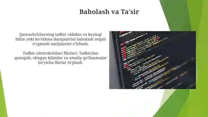 Texnologiya darslariga oid tarbiyaviy tadbirlarni tashkil etish 3