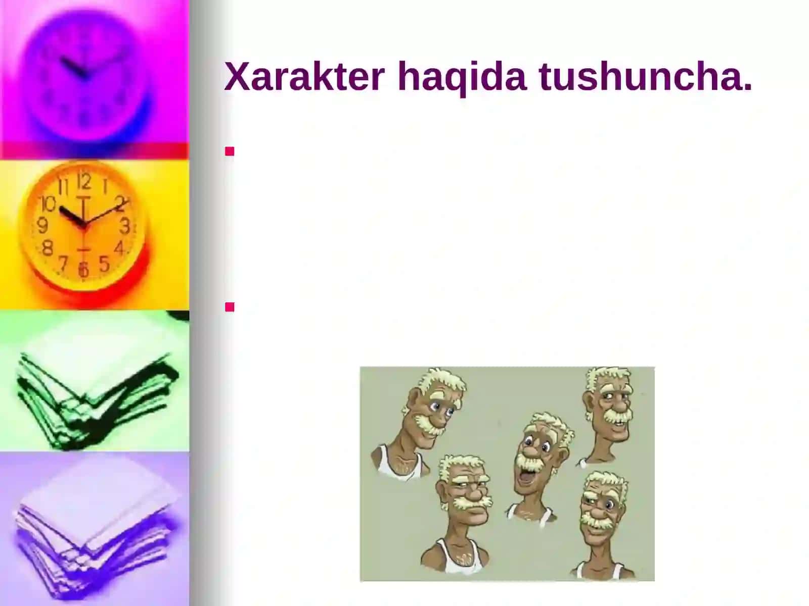 Xarakter haqida tushuncha 3