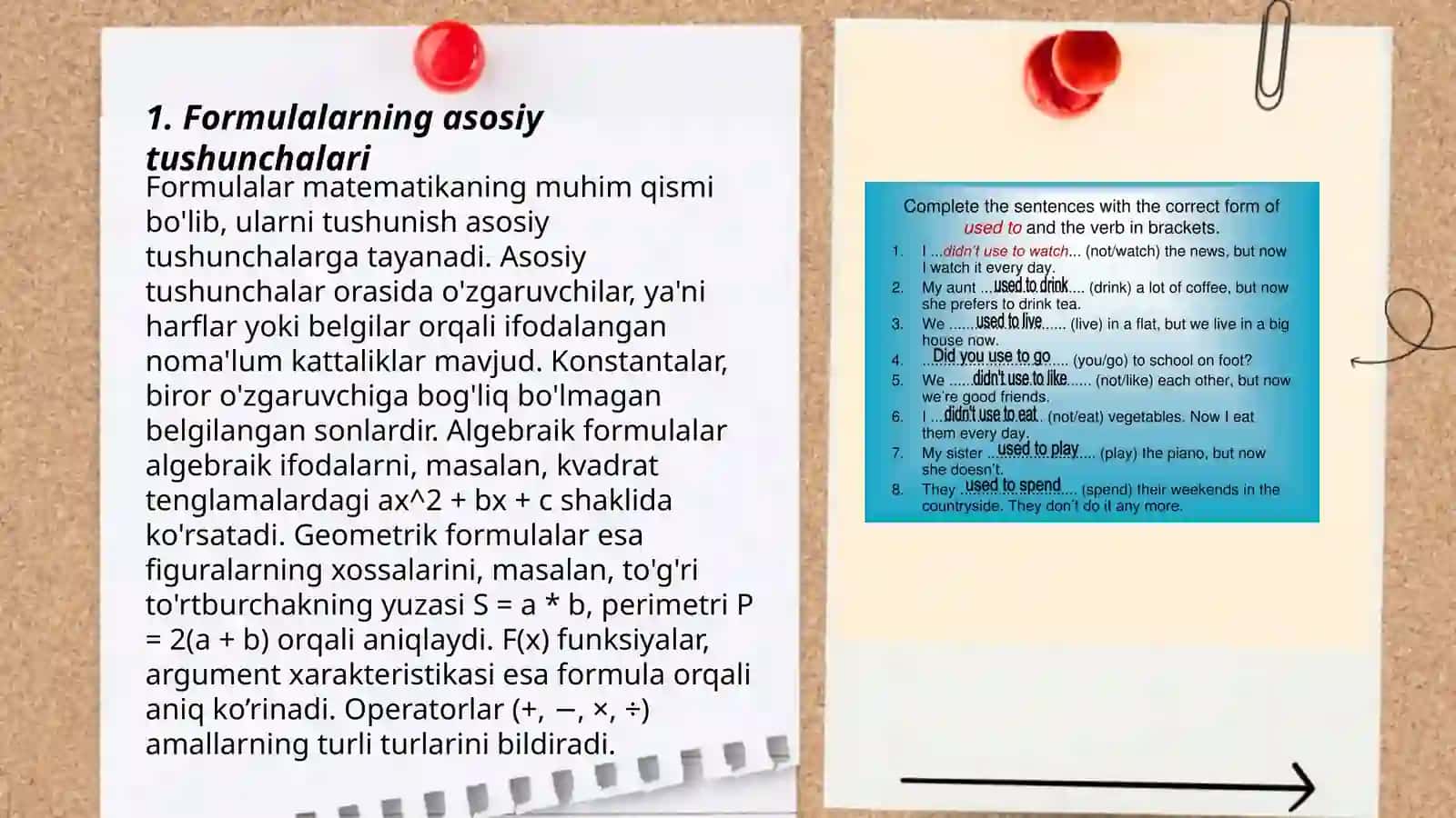 Boshlangʻich sinfda formula mavzusini oʻqitish metodikasi 3