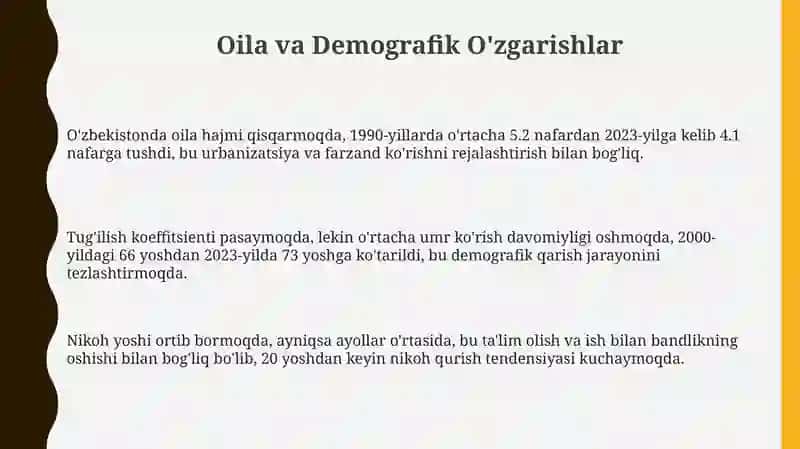 Oʻzbekiston Respublikasidagi ijtimoiy oʻzgarishlar 3