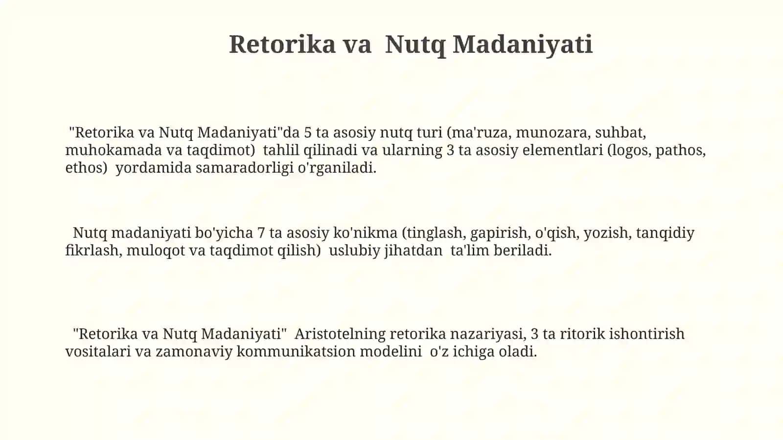 Kasbiy nutqning nazarya asoslari 3
