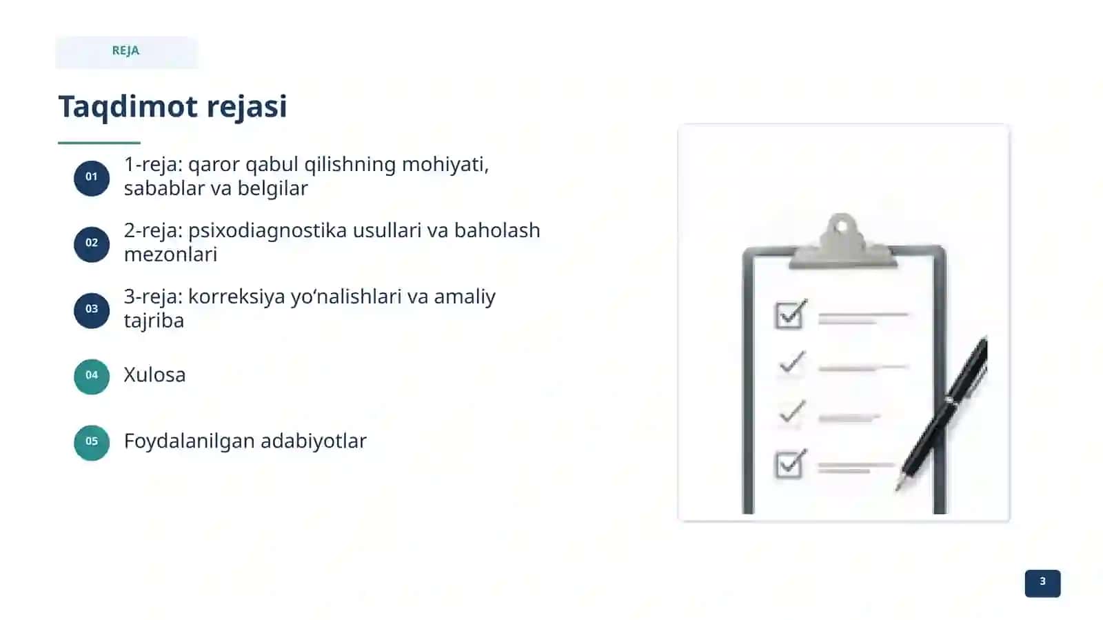 Qaror qabul qilishning qiyinlashuvi: Psixodiagnostika va korreksiyasi 3