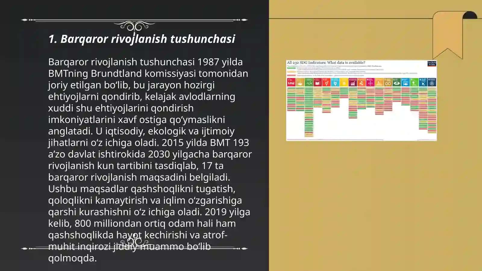 Barqaror rivojlanish talablari va ularning Oʻzbekistonda tadbiq qilinishi 3