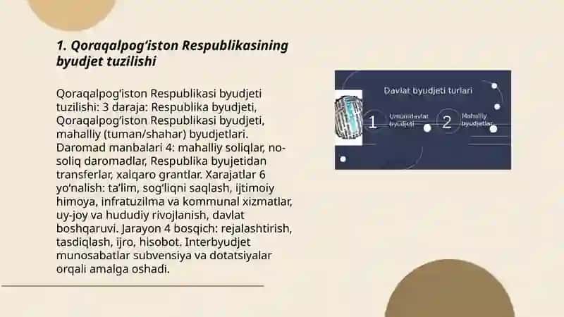 Qoraqalpogʻiston byudjeti va mahalliy byudjetlar 3