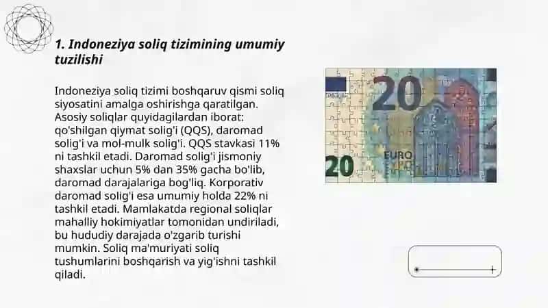 Indoneziya soliq tizimi va uning uziga xos xususiyatlari 3