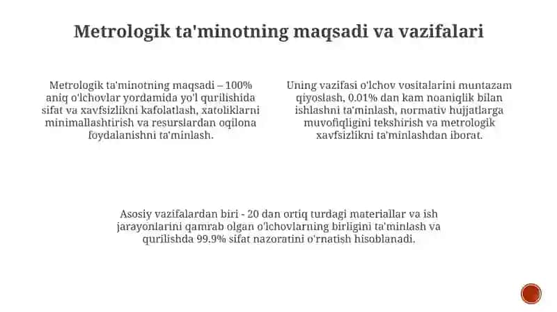Yo‘l qurilishi tashkilotlarining metrologik ta’minoti 3