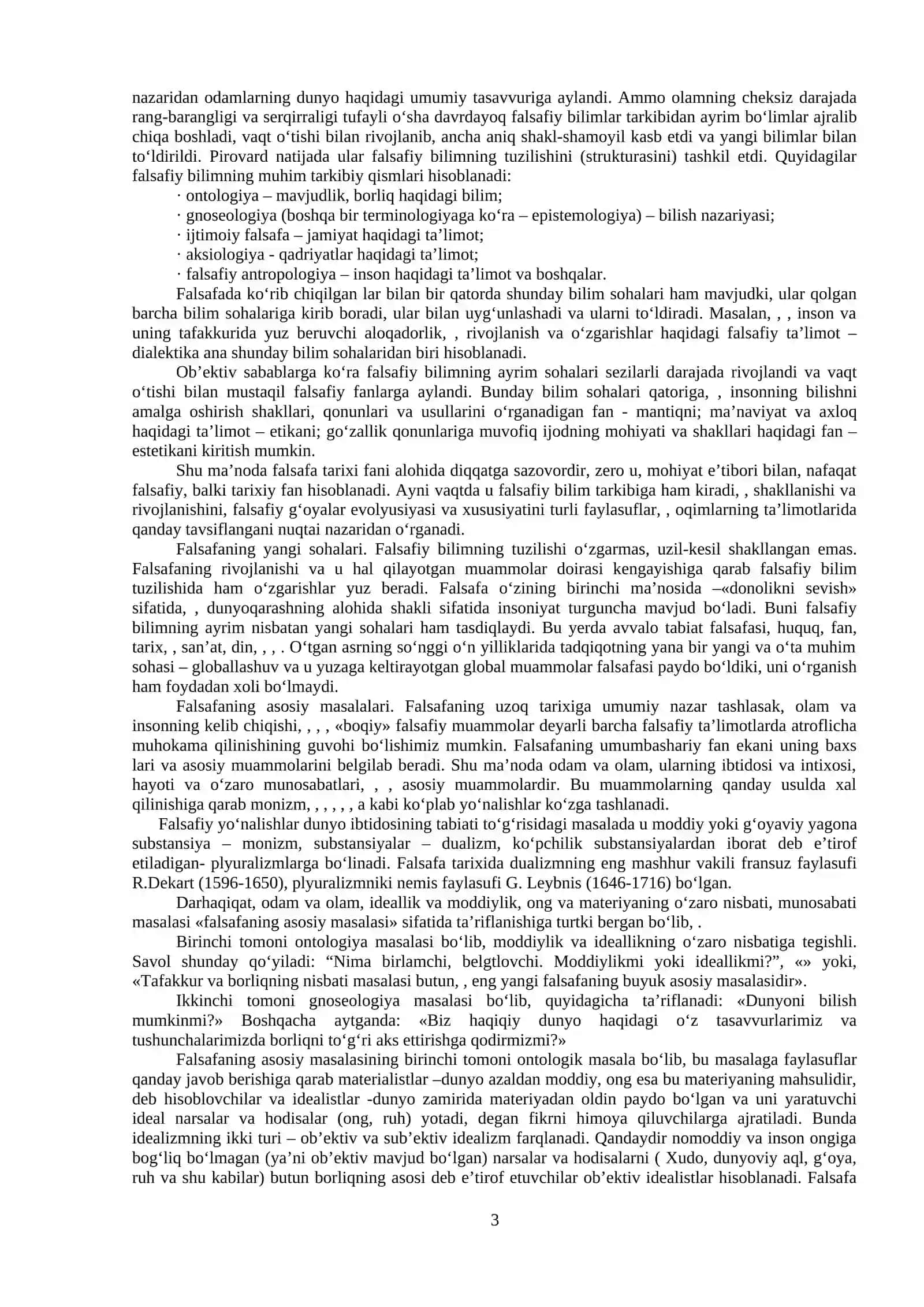 Falsafaning mohiyati va jamiyat taraqqiyotidagi roli 3