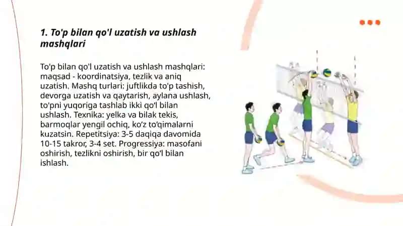 To'p bilan bajariladigan mashqlar majmuasi 3