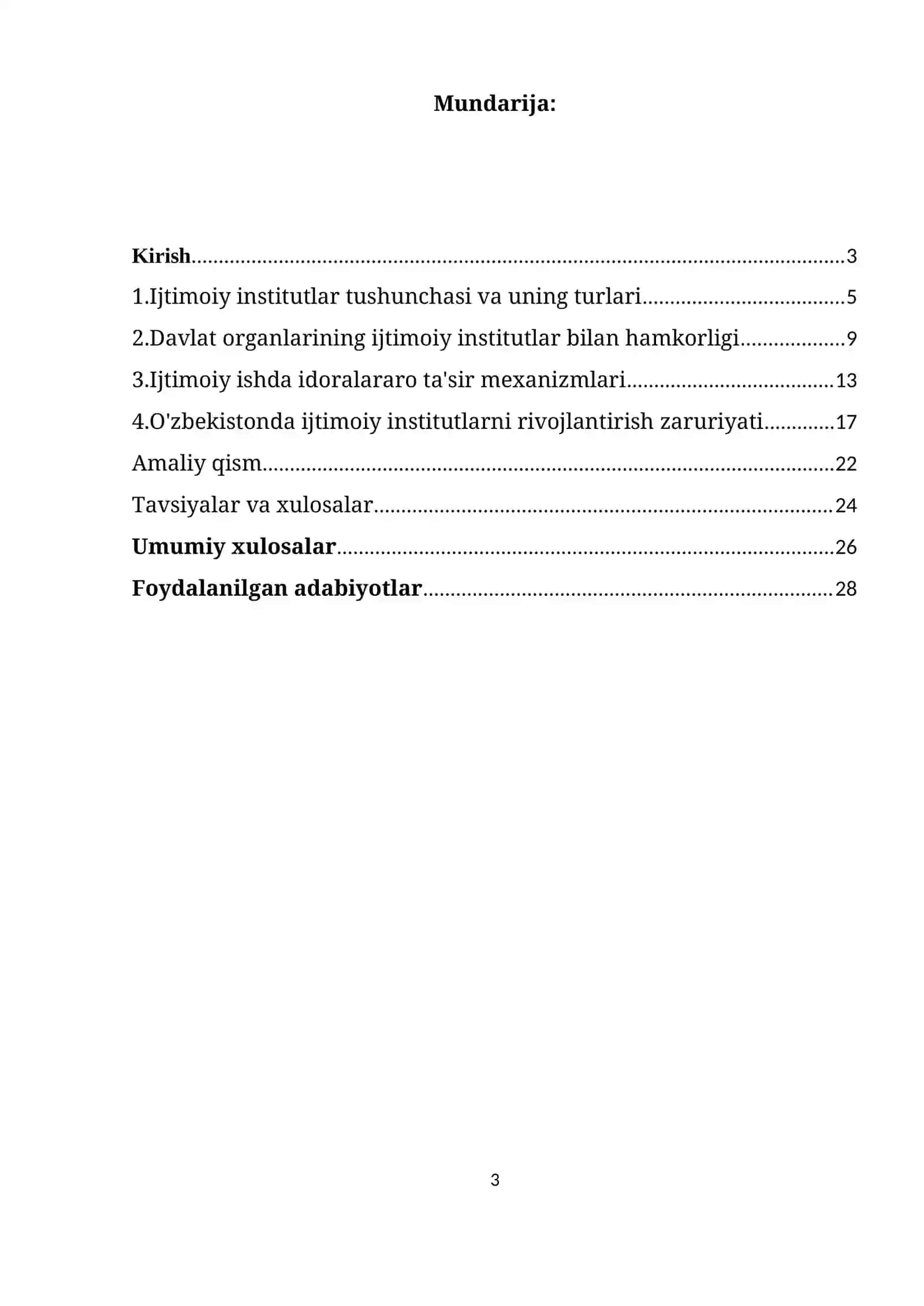IJTIMOIY INSTITUTLARNING IDORALARARO TA'SIRI VA DAVLAT ORGANLARI 3