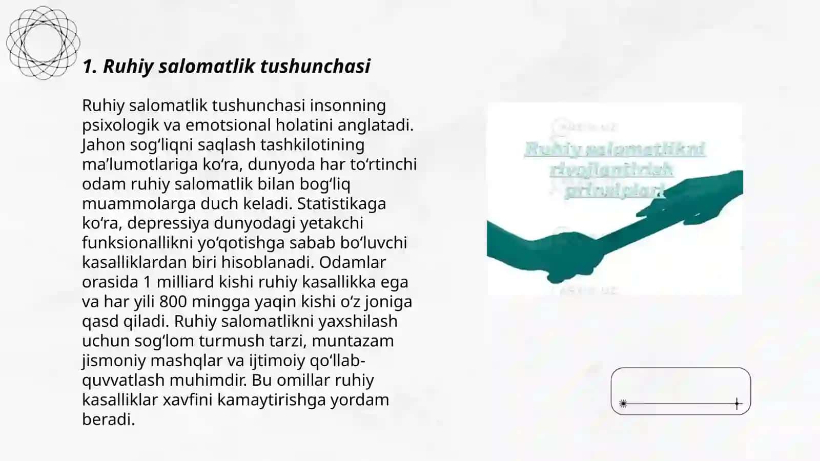 Ruhiy salomatlikni himoya qilishda hamshiraning oʻrni 3