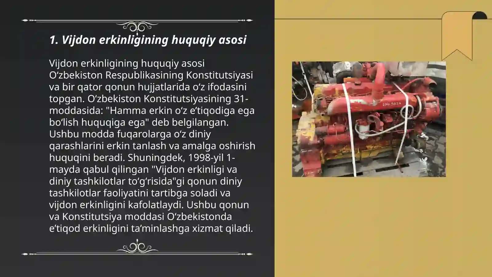 Vijdon va eʼtiqod erkinligining taʼrifi 3