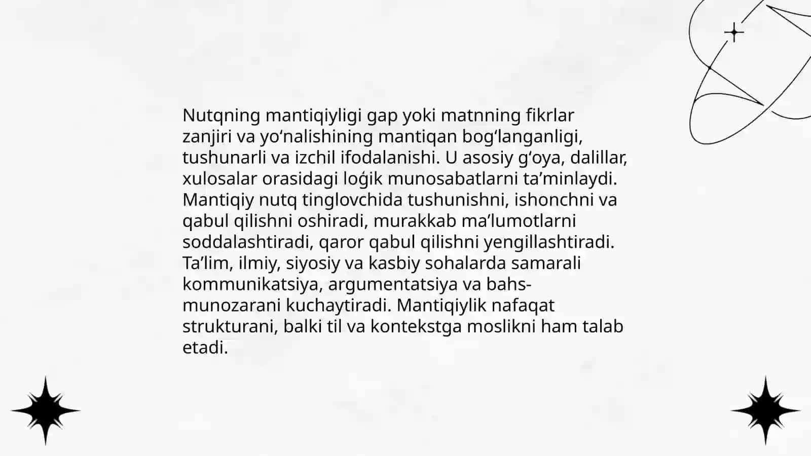 Nutqning mantiqiyligi 3