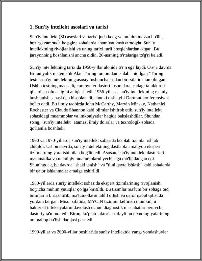 SUN'IY INTELLEKT TIZIMLARI 3