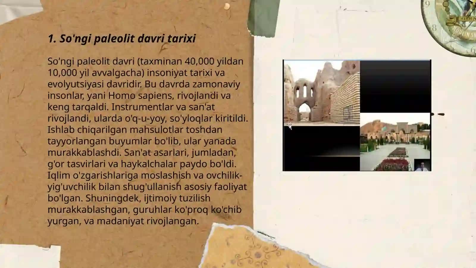 So'ngi paliolit davri va uning yodgorliklari 3