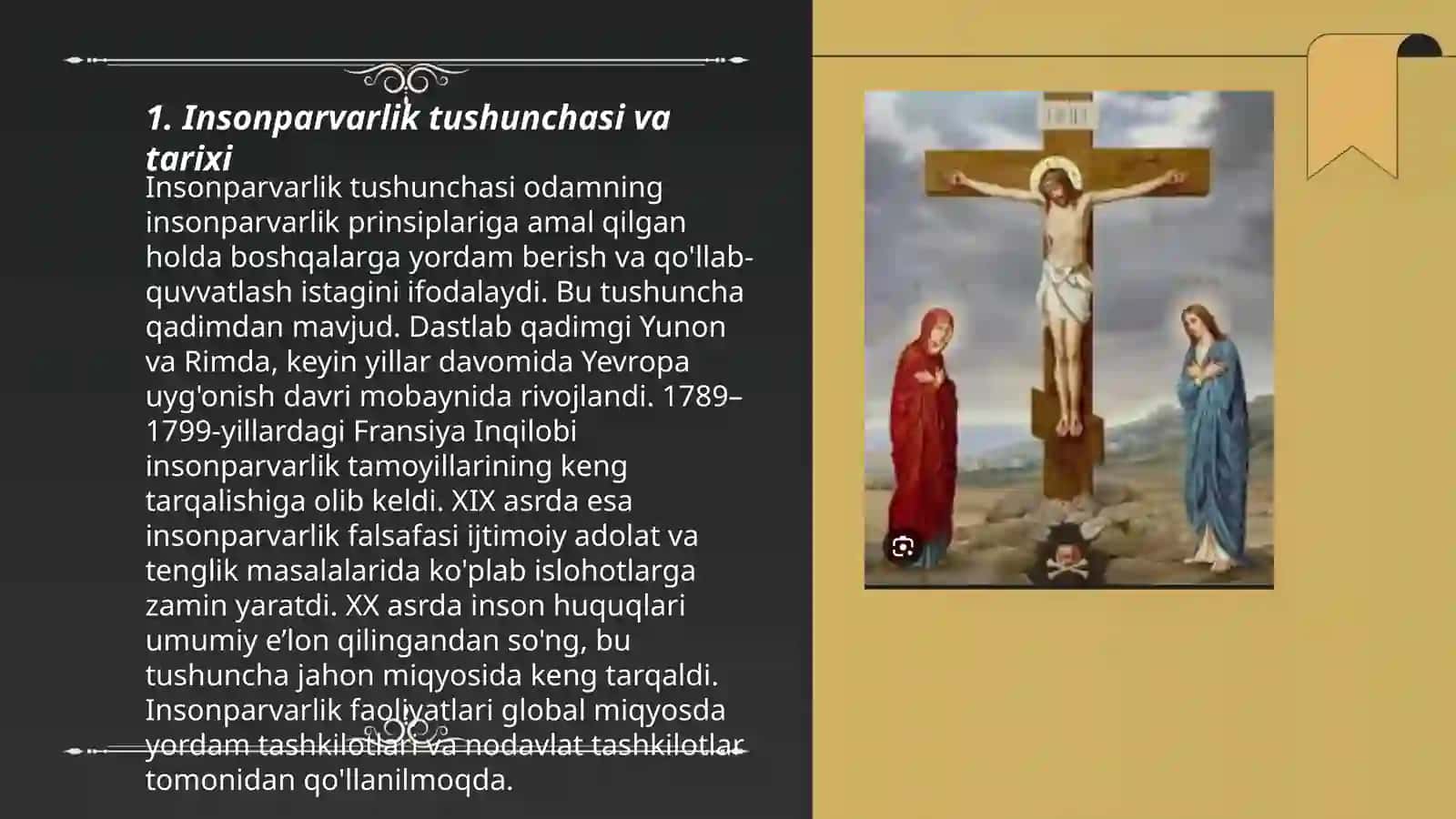 Dunyo dinlarida insonparvarlik ğoyalari 3