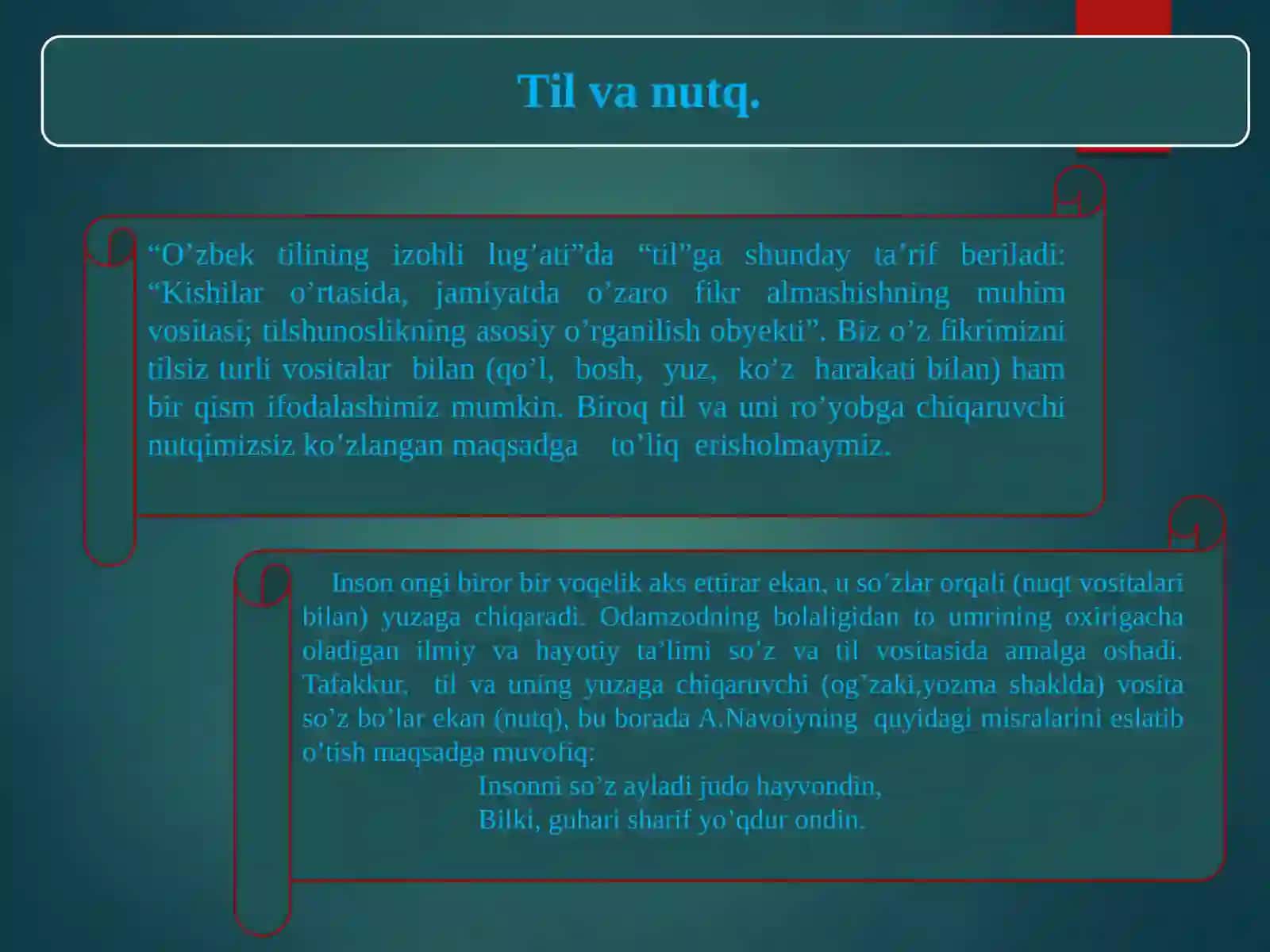 O'ZBEK TILINING SOHADA QO'LLANISHI 3