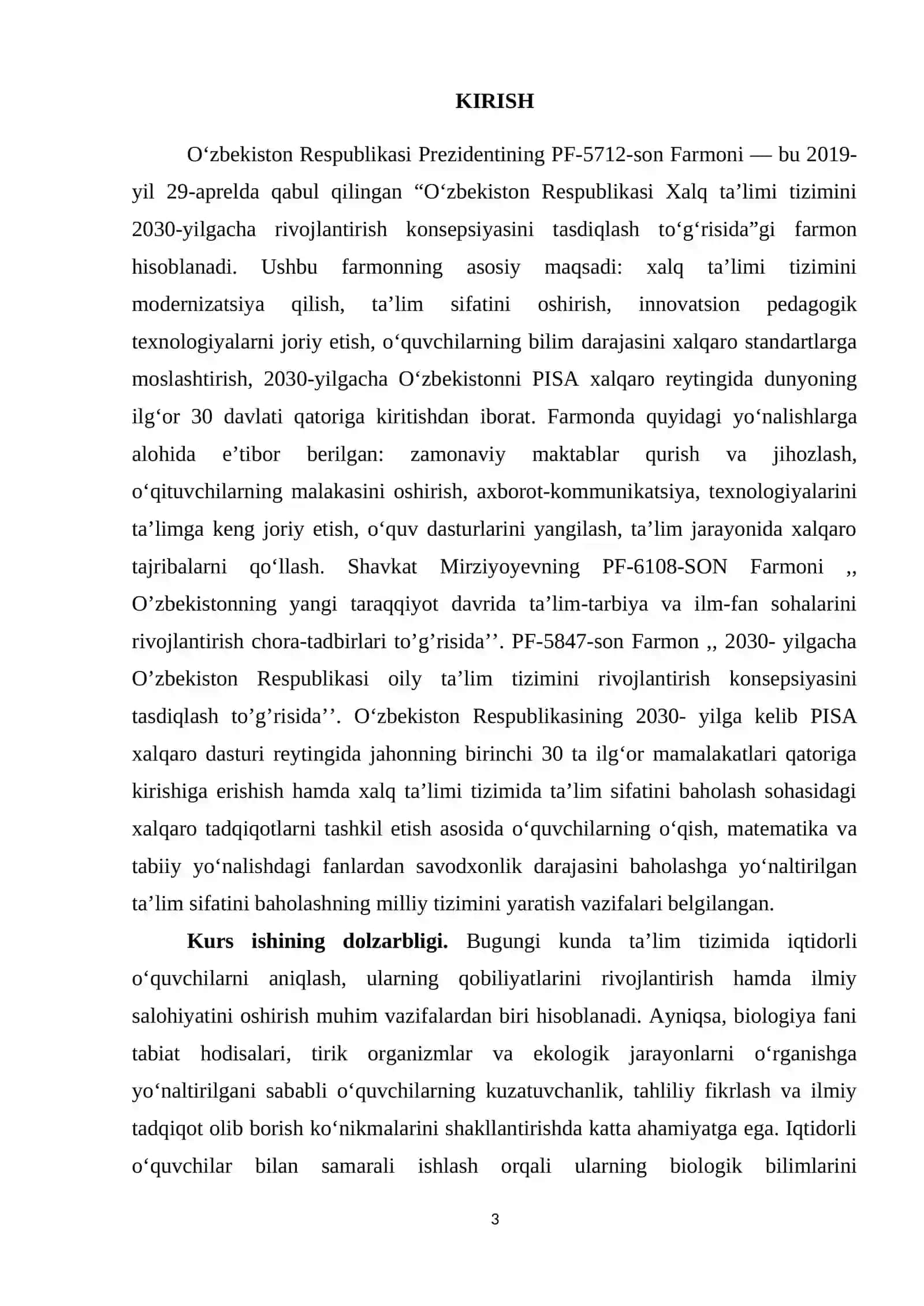 BIOLOGIYA TA’LIMIDA IQTIDORLI O‘QUVCHILAR BILAN ISHLASH METODLARI 3