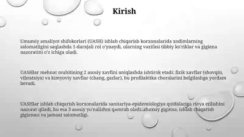 Umumiy amaliyot shifokorlari (UASH) 3