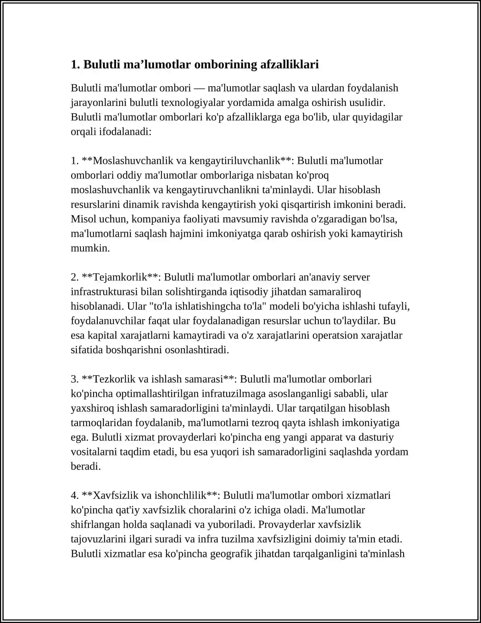 BULUTLI MAʼLUMOTLAR OMBORINING ISTEʼMOLCHI XIZMATLAR BOZORI 3