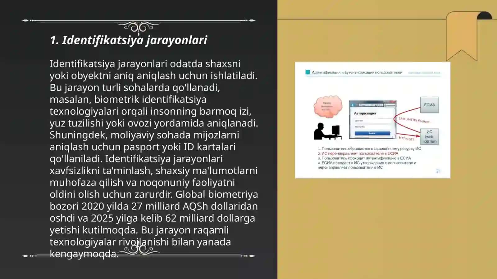 Identifikatsiya avtentifikatsiya va avtorizatsiya Nizomiddinov Sardorbek 3