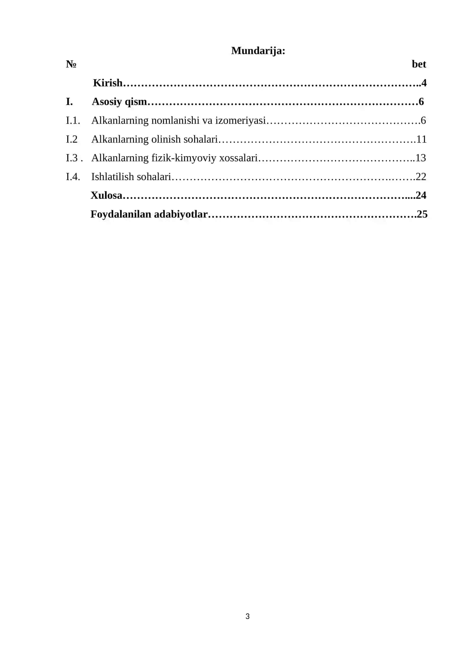 Alkanlar 3