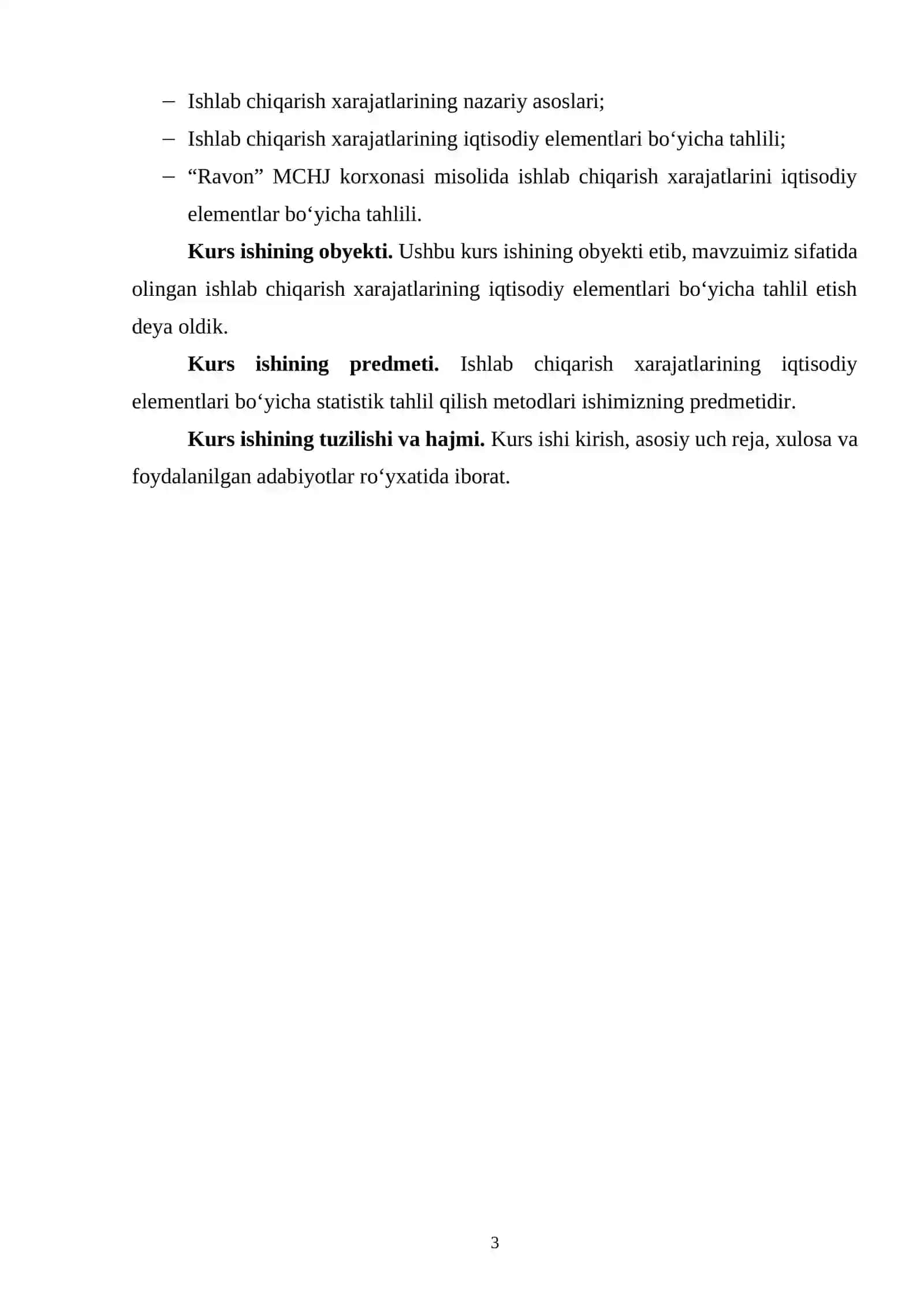 Ishlab chiqarish xarajatlarining iqtisodiy elementlari bo‘yicha tahlil 3
