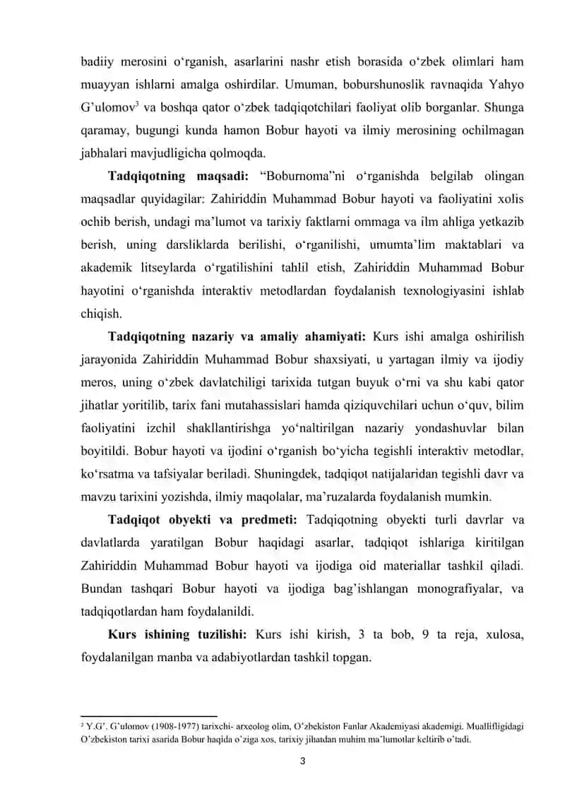 ZAHIRIDDIN MUHAMMAD BOBUR ASARLARINING TA’LIMIY-TARBIYAVIY AHAMIYATI. 3