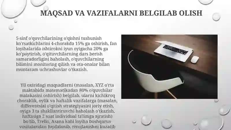 Sinf rahbarining na'munaviy yillik ish rejasini tayyorlash metodikasi 3