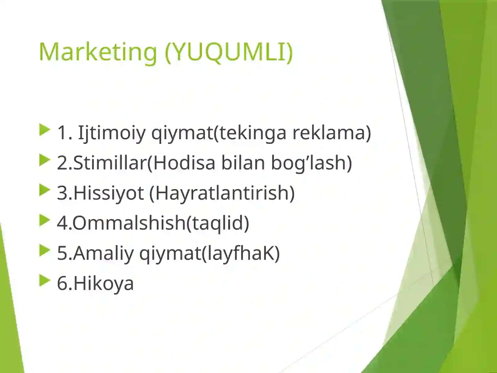 Marketing rejasi 3
