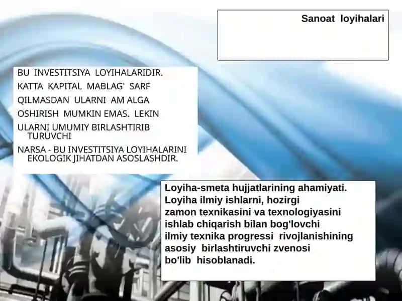 Loyiha turlari 3